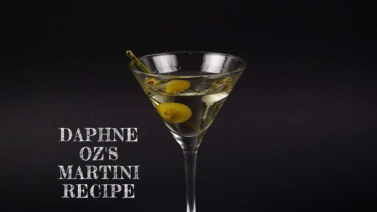 Daphne Oz's Martini Recipe