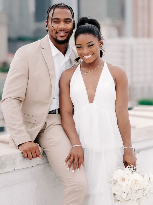 Simone Biles disclosed that she and her spouse Jonathan Owens don’t agree on this matter